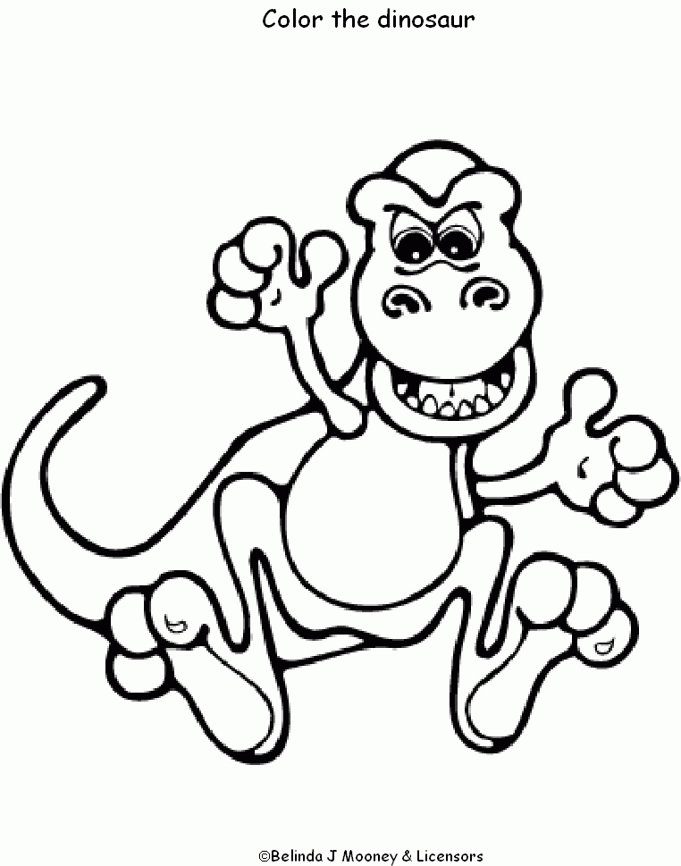 Dinozaury kolorowanki